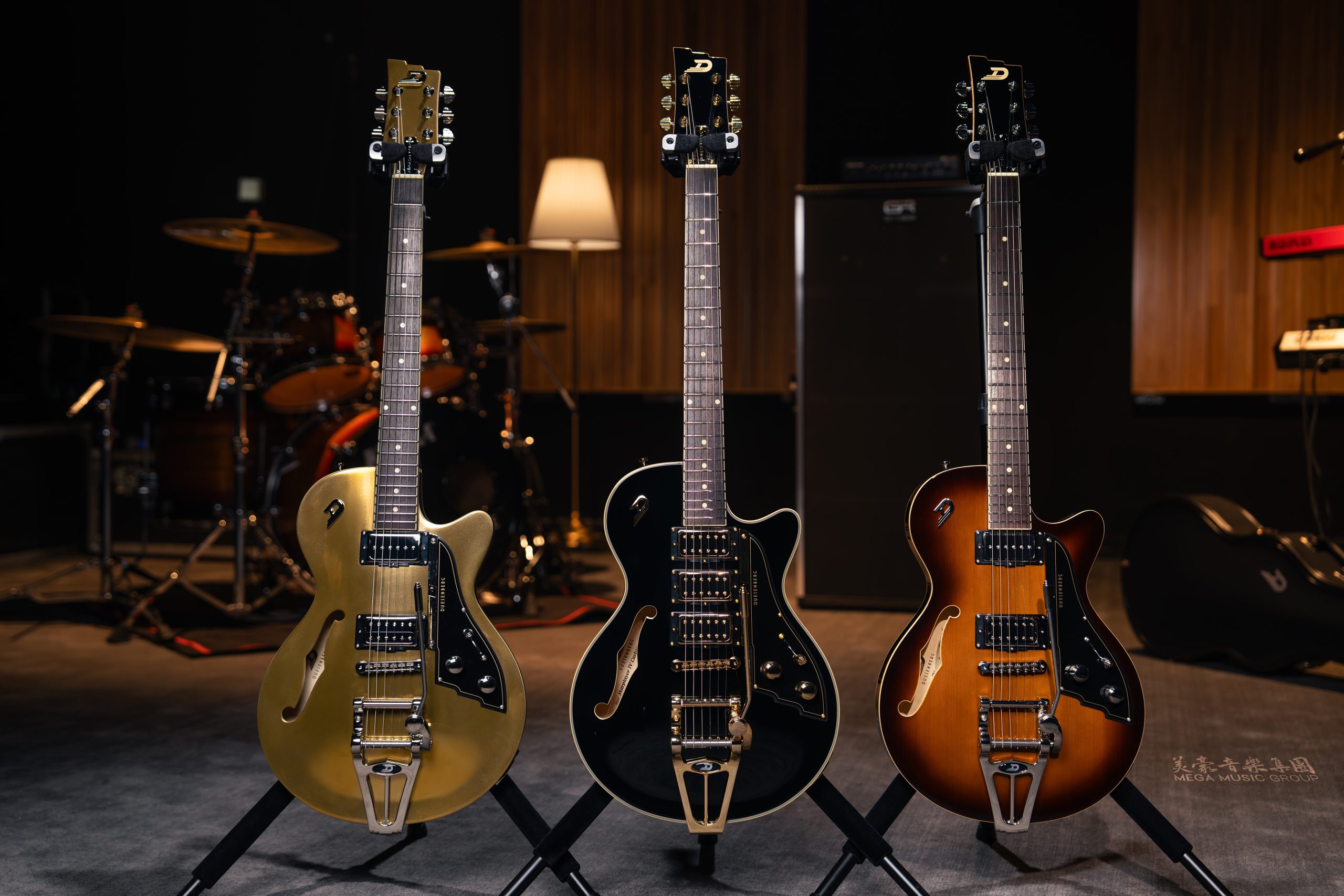 德国 Duesenberg 杜森伯格 电吉他丨 Starplayer TV 镀金限量旗舰/Starplayer Custom黑金旗舰/Starplayer TV 复古渐变