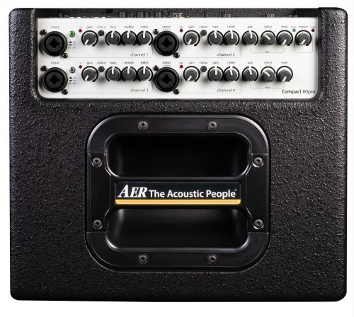 德国 AER Compact 80 Pro 四通道原声吉他音箱 中文说明书 美豪音乐集团译制 2 顶部控制面板