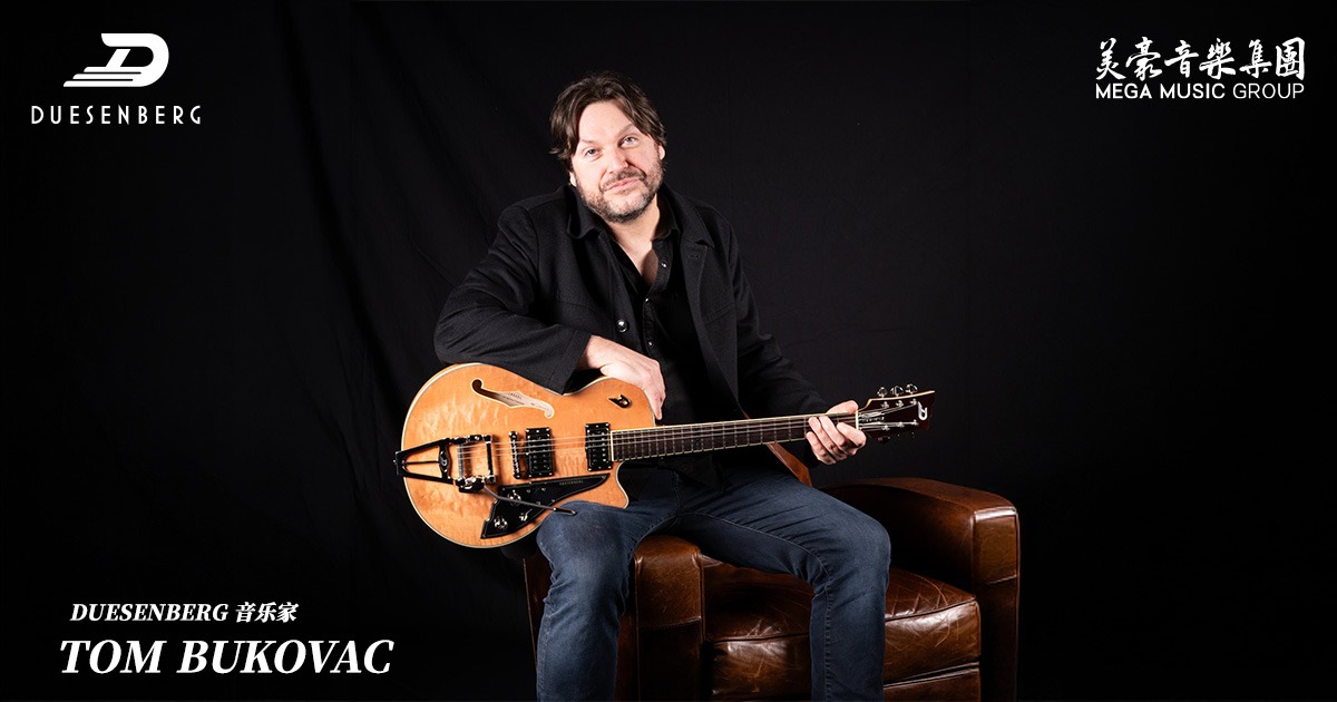 Tom Bukovac 演出照（纳什维尔录音室吉他手 Session Man，Duesenberg Alliance Series Tom Bukovac 签名款使用者）