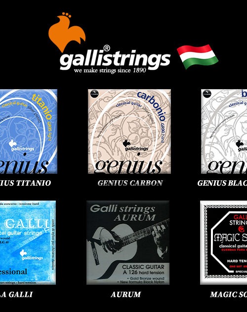 Classical Guitar Strings 中国总代理:Galli 古典琴弦品类结构与供货 12 galli-strings-classical-guitar-genius